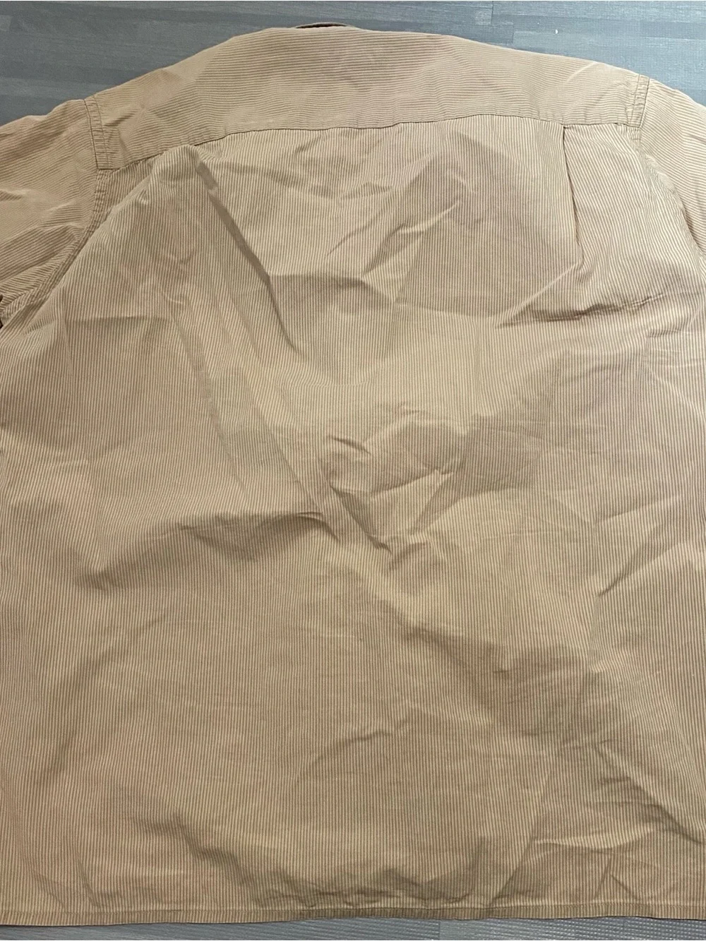 Banana Republic Men's Short-Sleeve Button-Down in Khaki